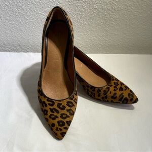 Clarks Leopard Print Heels